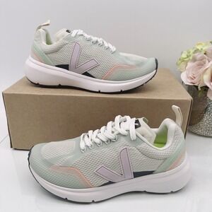 VEJA Canary El White Green Violet Sneakers Running Shoes Womens US 6 EU 37